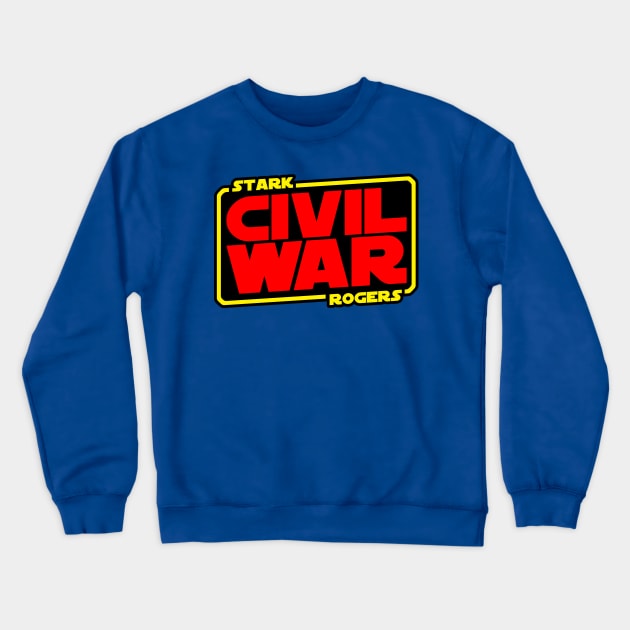 Civil War (colour) Crewneck Sweatshirt by ZombieMedia